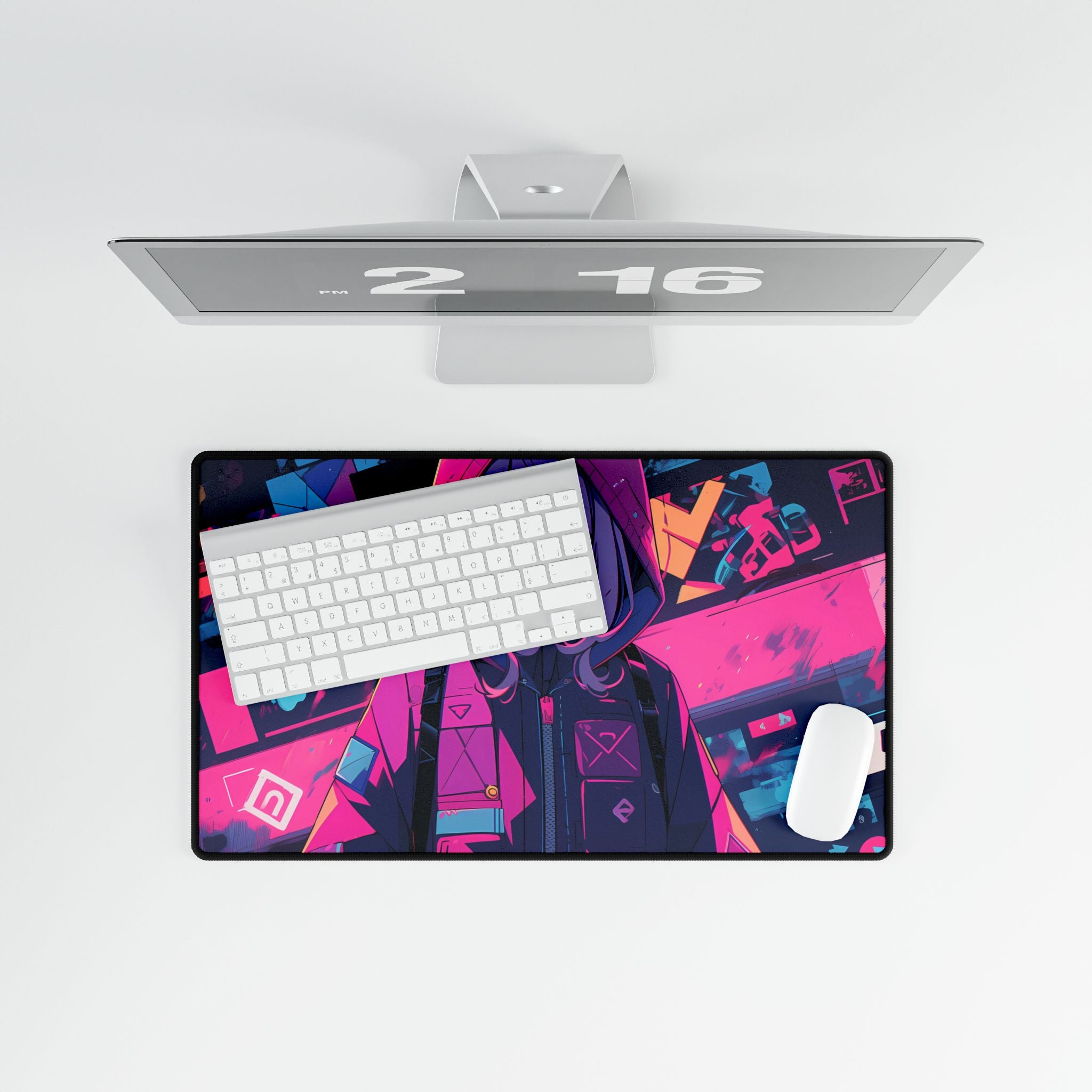 Graffiti Gaze - Desk Mat