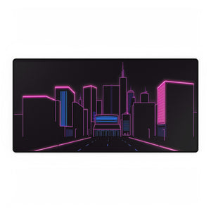 Neon night - Desk Mat