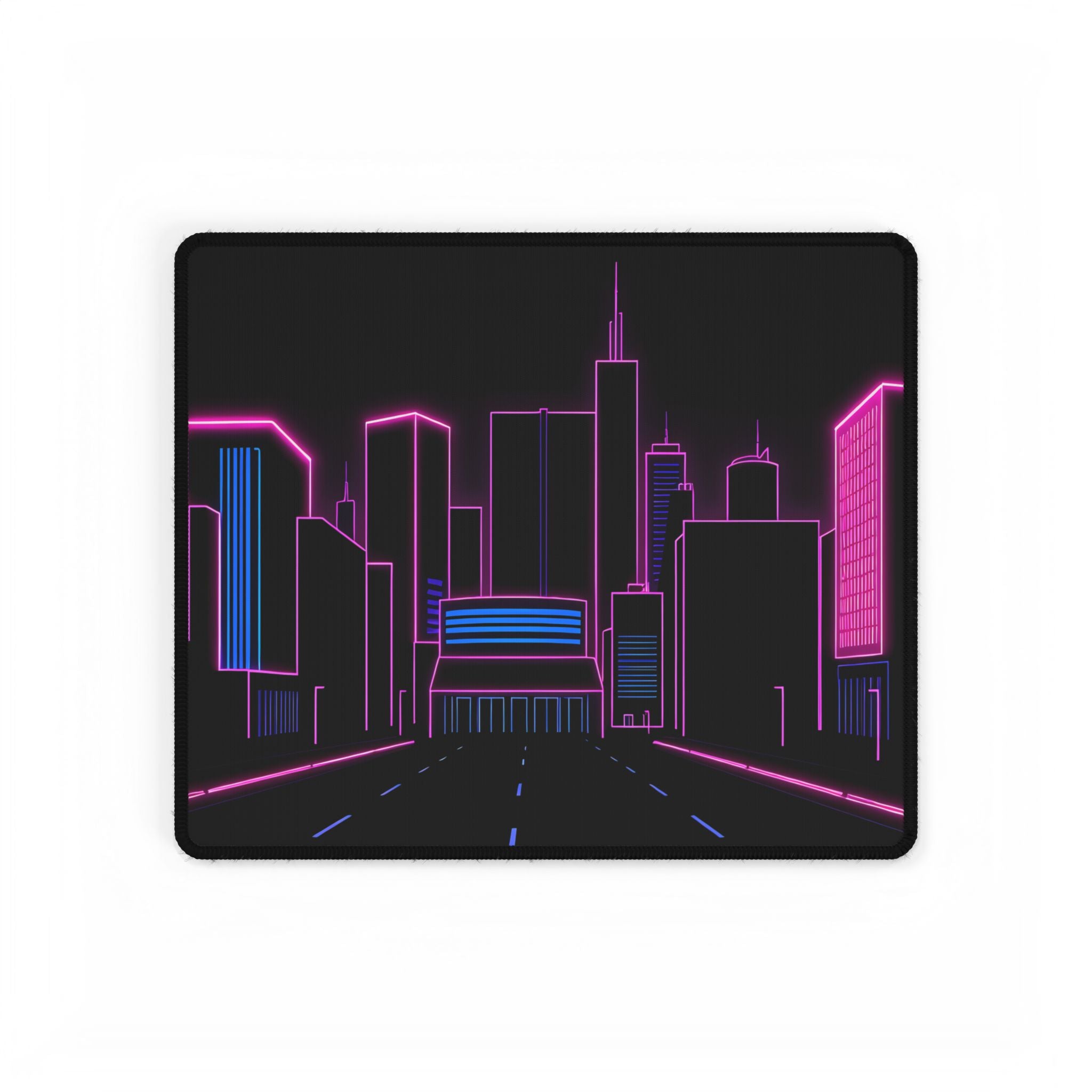 Neon night - Desk Mat