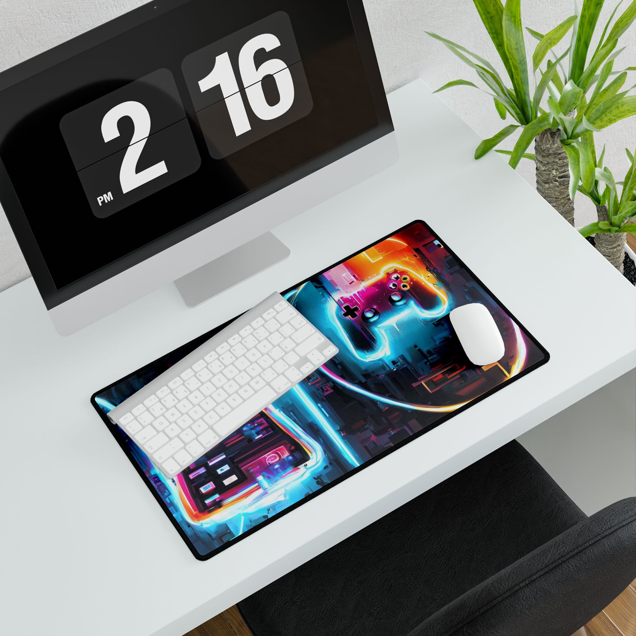 Retro Neon - Desk Mat