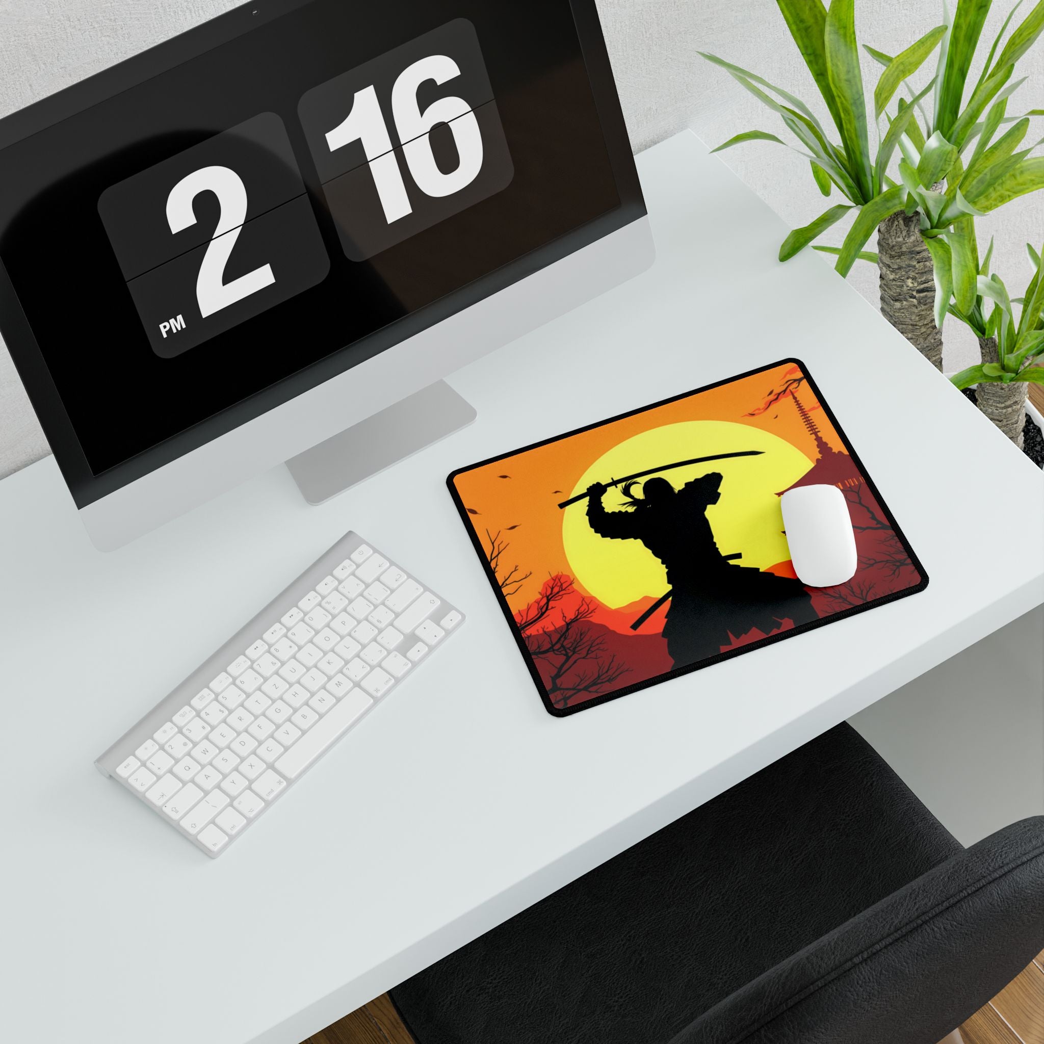 Sunset Samurai - Desk Mat