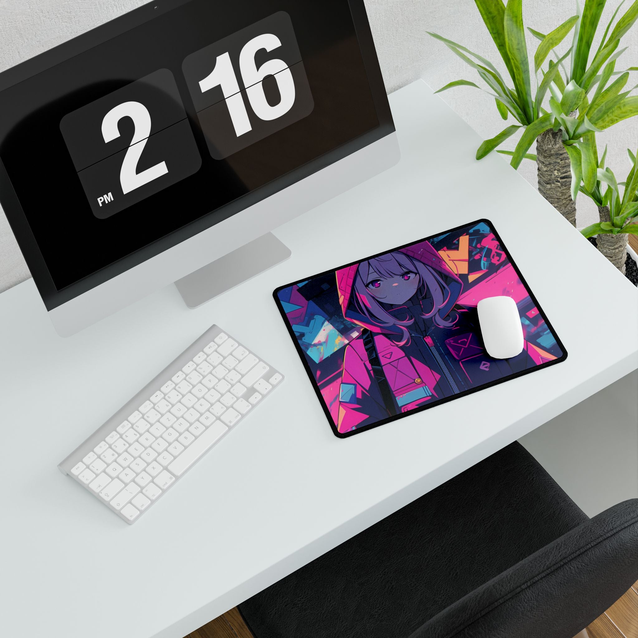 Graffiti Gaze - Desk Mat