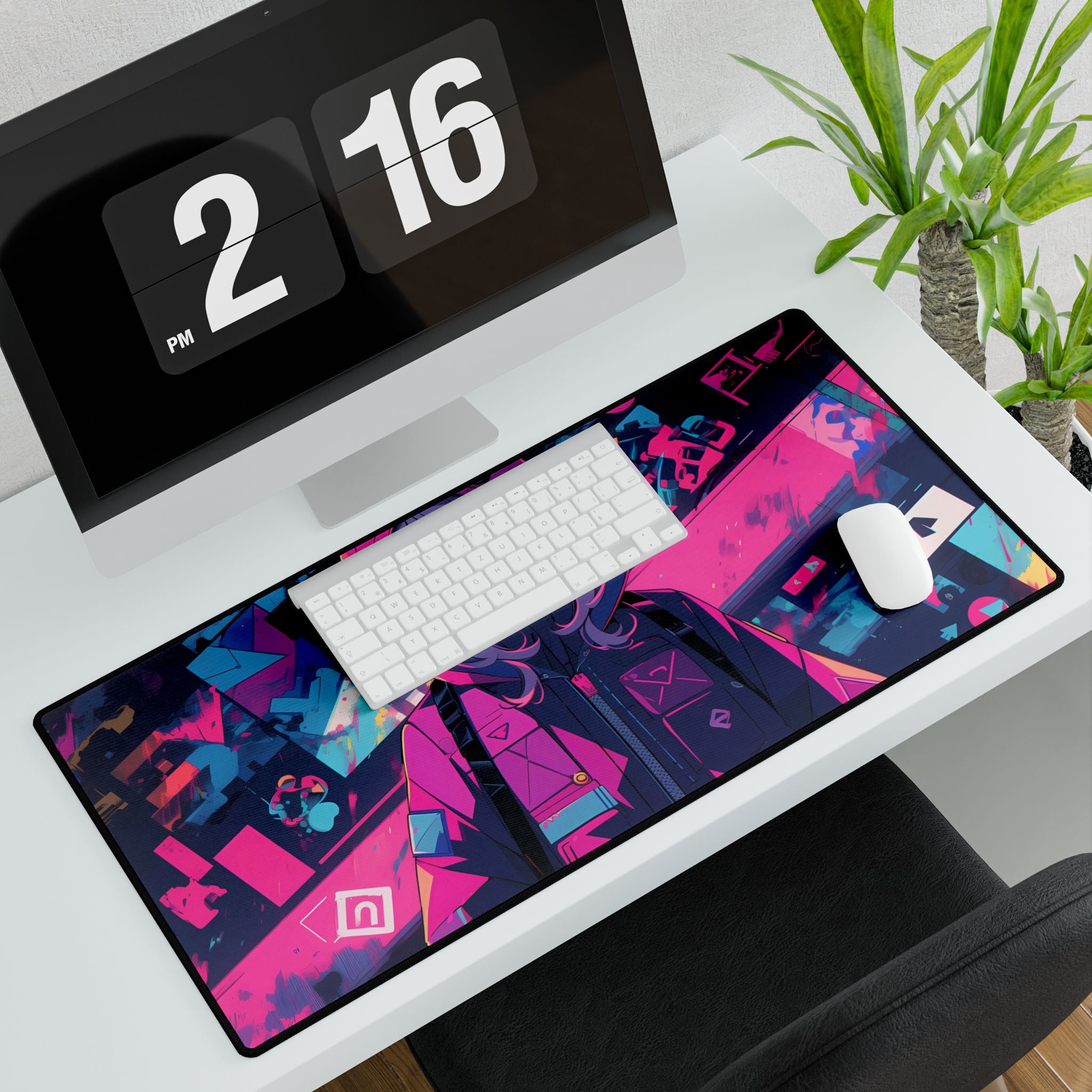 Graffiti Gaze - Desk Mat