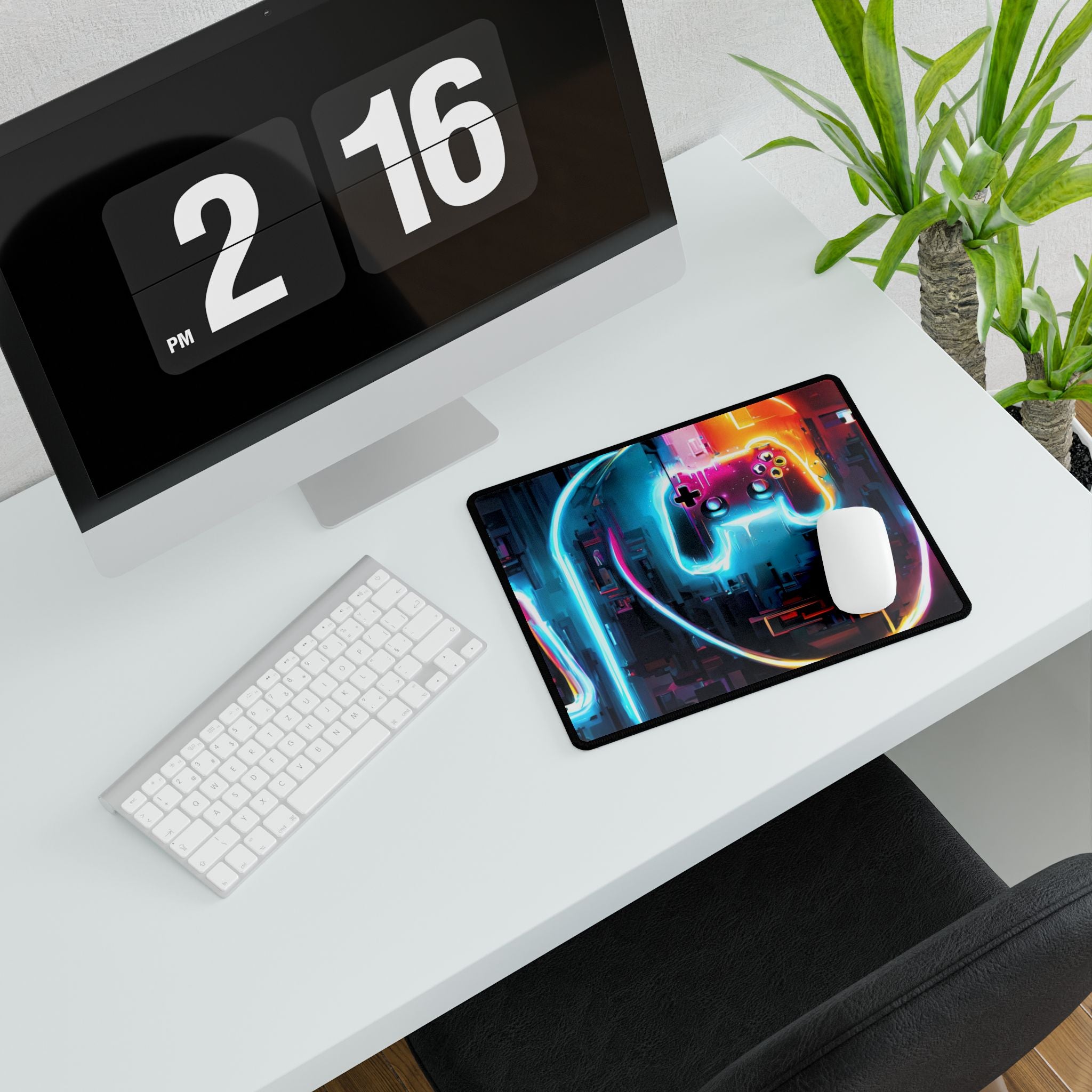 Retro Neon - Desk Mat