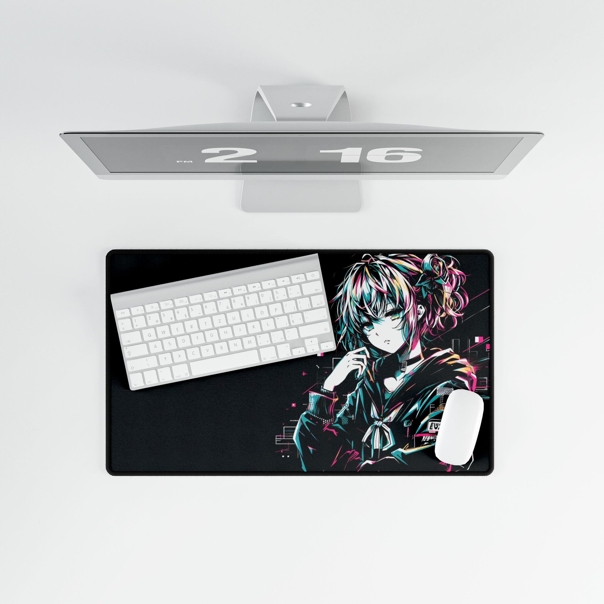 Silent Glitch - Desk Mat