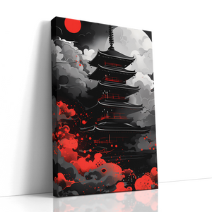 Blood Moon Serenity - Wall Art