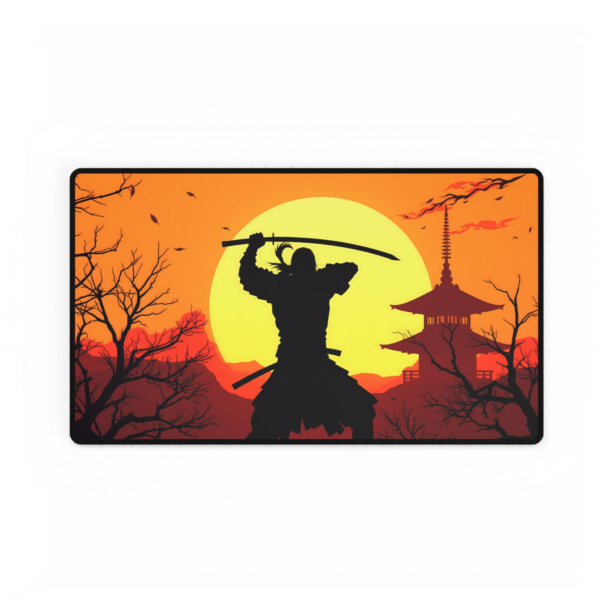 Sunset Samurai - Desk Mat