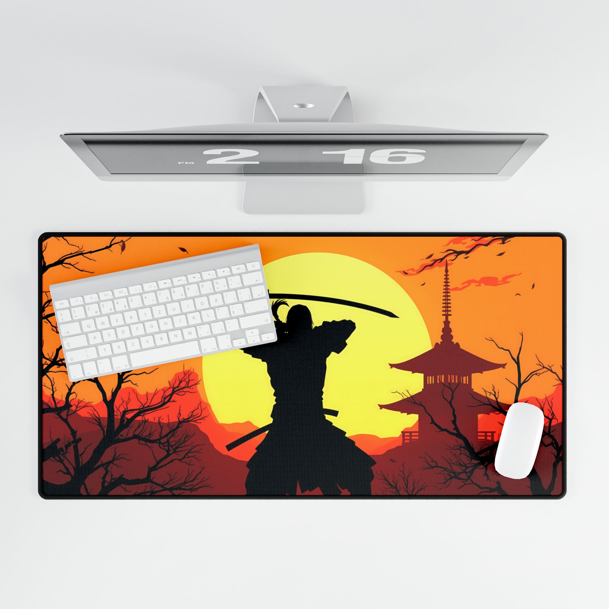 Sunset Samurai - Desk Mat