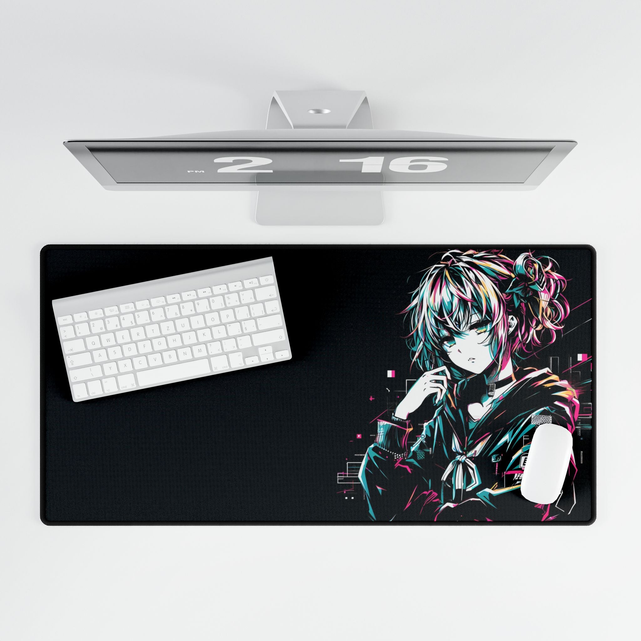 Silent Glitch - Desk Mat
