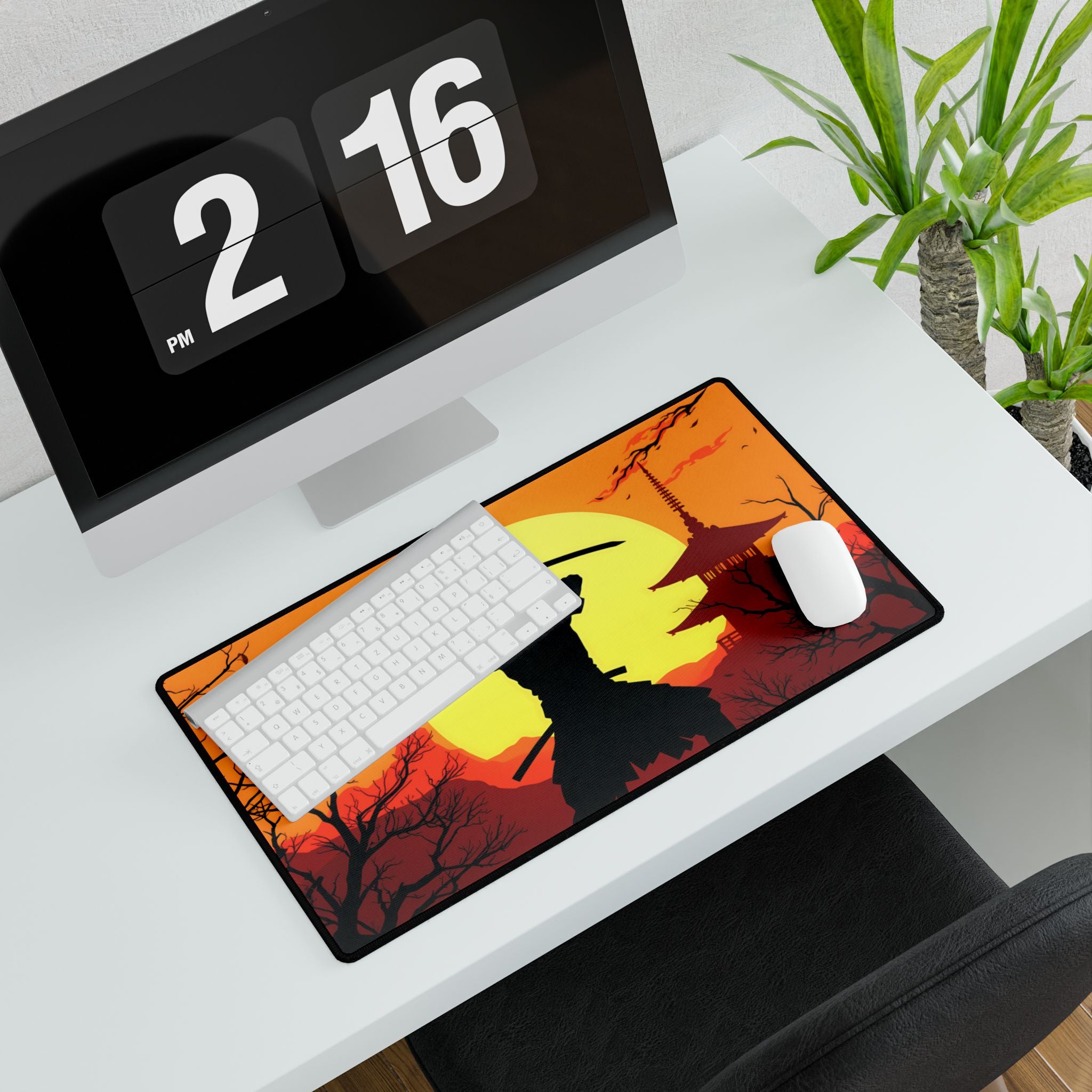 Sunset Samurai - Desk Mat