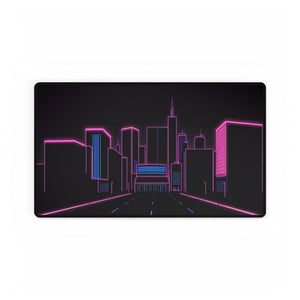 Neon night - Desk Mat