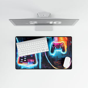 Retro Neon - Desk Mat