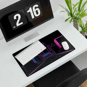 Neon night - Desk Mat