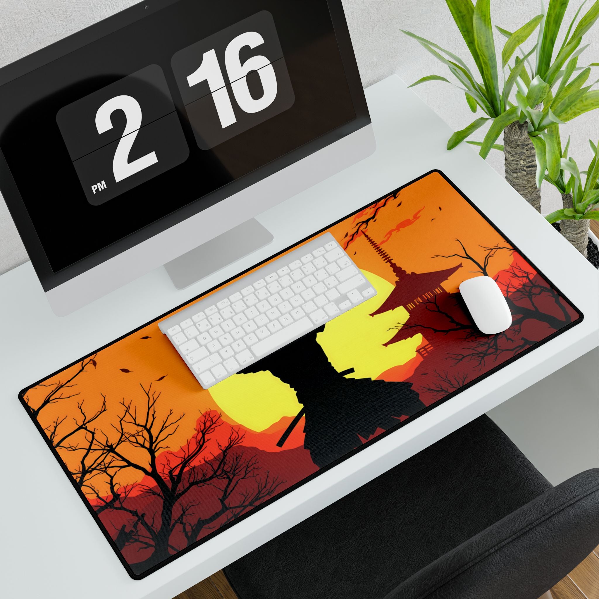 Sunset Samurai - Desk Mat