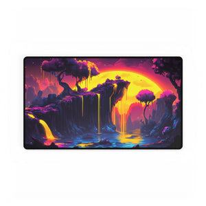 Trippy River - Desk Mat