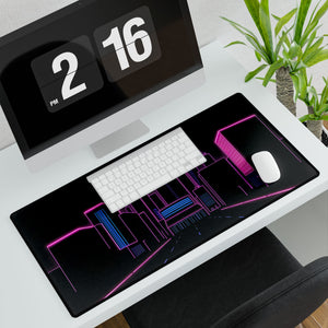 Neon night - Desk Mat