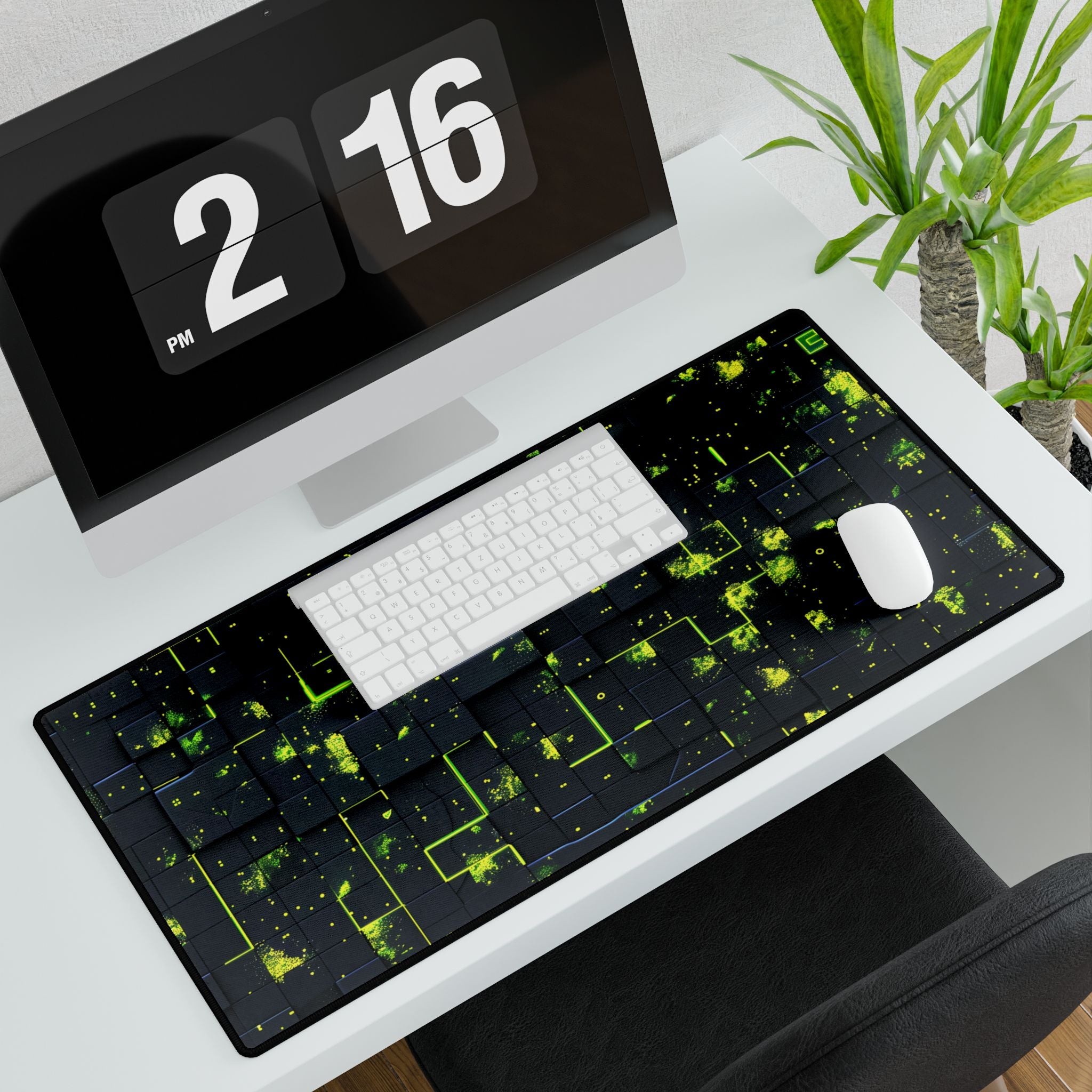 Cyber Grid - Desk Mat