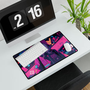 Graffiti Gaze - Desk Mat