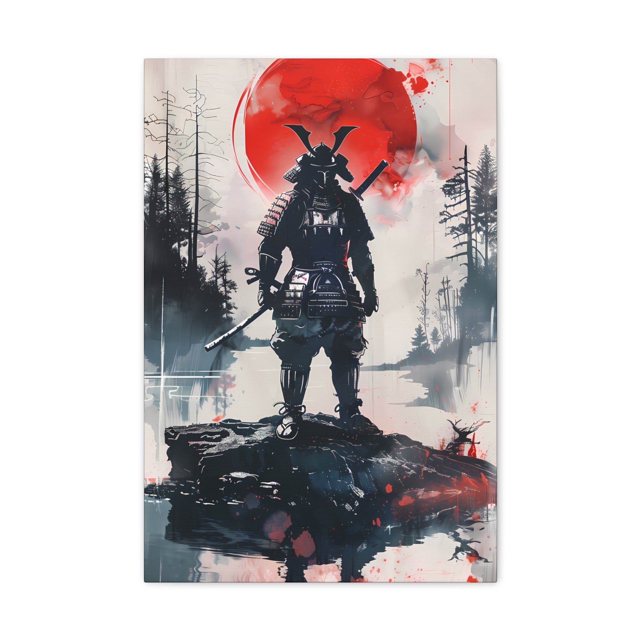 Crimson Samurai - Wall Art