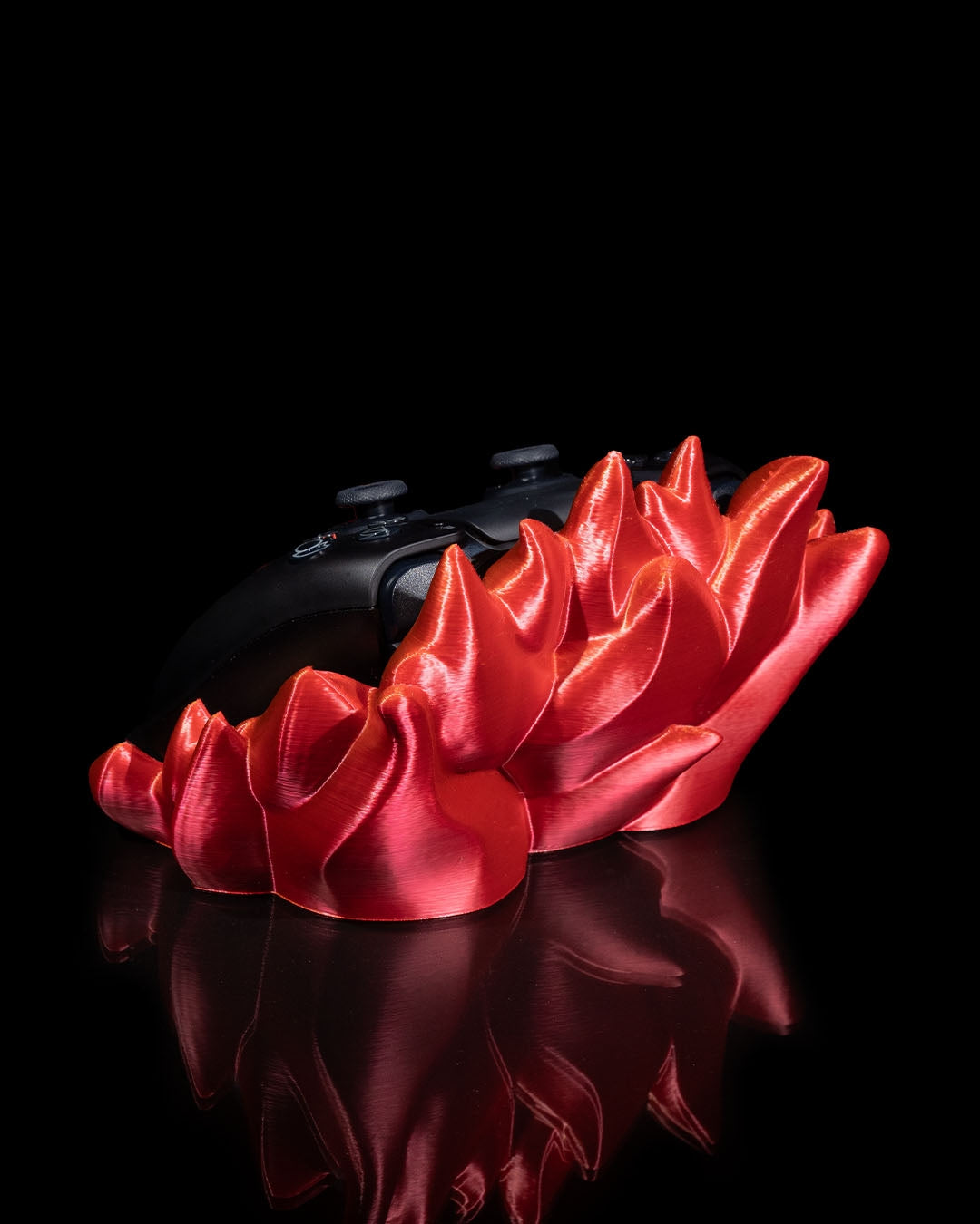 GK Kustomz Fire Themed Controller Stand 3D Printed