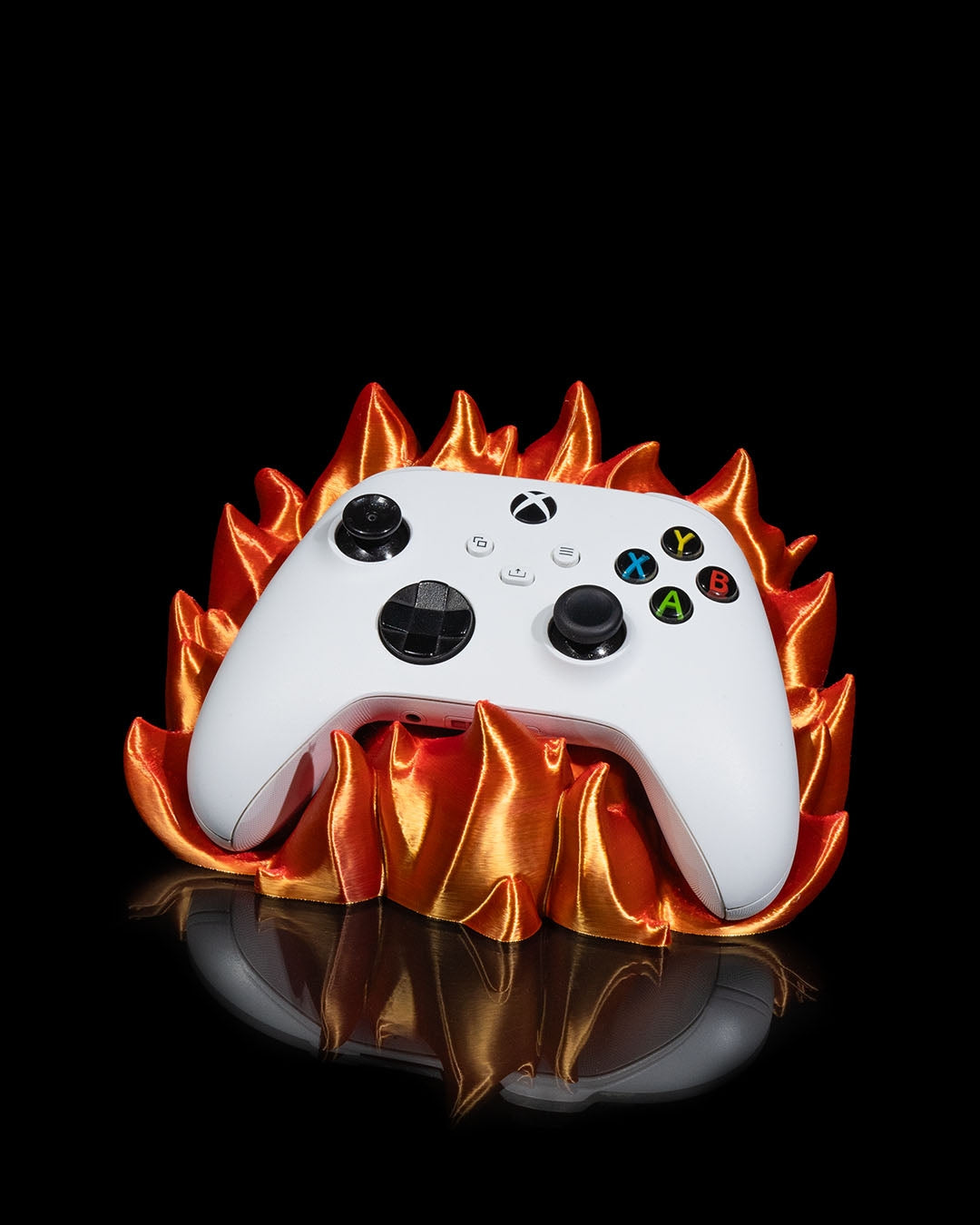 GK Kustomz Fire Themed Controller Stand 3D Printed