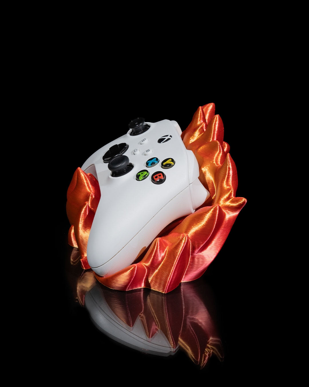 GK Kustomz Fire Themed Controller Stand 3D Printed