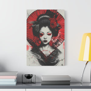Scarlet Elegance - Canvas Wall Art by GK Kustomz